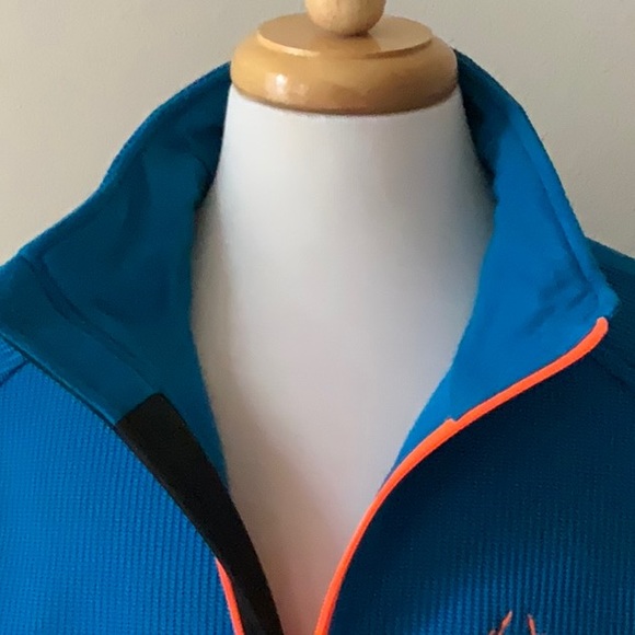 Spyder Men’s Outbound 1/2 Zip Mid-Weight Core Sweater-Cob/Blk/Boe - Large - Picture 8 of 13